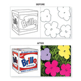 *NEW* Mudpuppy Color Magic Bath Book: Andy Warhol