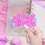 *NEW* LooLooKazoo 'Angel' Holographic Vinyl Sticker