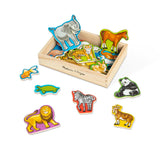Melissa & Doug Wooden Magnets - Animals