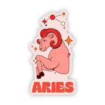 Big Moods Zodiac Vinyl Stickers - Aries