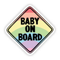Big Moods 'Baby on Board' Vinyl Stickers