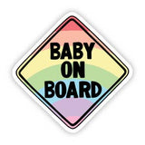 Big Moods 'Baby on Board' Vinyl Stickers