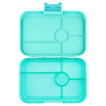 *NEW* Yumbox Tapas 5-Compartment Leakproof Bento Box - Bali Blue with Clear Aqua Tray