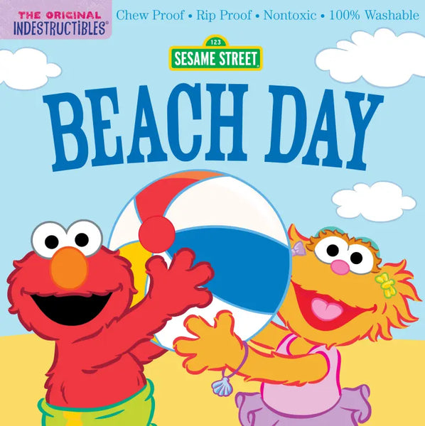 *NEW* Indestructibles Books - Sesame Street: Beach Day