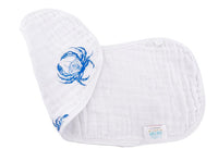 *COMING SOON* Little Hometown 2-in-1 Burp Cloth & Bib: Blue Crab