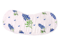 Little Hometown 2-in-1 Burp Cloth & Bib: Bluebonnets