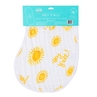 Little Hometown 2-in-1 Burp Cloth & Bib: Hey Y'all!