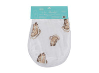Little Hometown 2-in-1 Burp Cloth & Bib: Aw, Shucks!