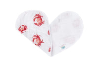 *COMING SOON* Little Hometown 2-in-1 Burp Cloth & Bib: Pink Crab