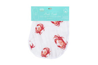 *COMING SOON* Little Hometown 2-in-1 Burp Cloth & Bib: Pink Crab
