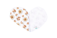 Little Hometown 2-in-1 Burp Cloth & Bib: Shrimp & Grits