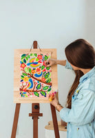Ooly Paintology Paint By Number Canvas Kit - Blue Birds