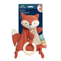 Itzy Ritzy Bitzy Crinkle Sensory Toy with Teether - Fox