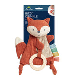 Itzy Ritzy Bitzy Crinkle Sensory Toy with Teether - Fox