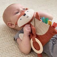 Itzy Ritzy Bitzy Crinkle Sensory Toy with Teether - Fox
