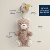 Itzy Ritzy Bitzy Pal Natural Rubber Pacifier & Lovey - Bear