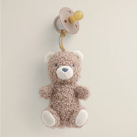 Itzy Ritzy Bitzy Pal Natural Rubber Pacifier & Lovey - Bear