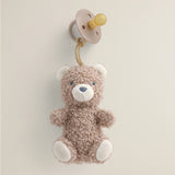 Itzy Ritzy Bitzy Pal Natural Rubber Pacifier & Lovey - Bear