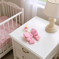 *NEW* Itzy Ritzy Bitzy Pal Natural Rubber Pacifier & Lovey - Bow