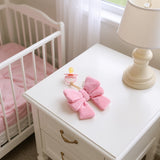 *NEW* Itzy Ritzy Bitzy Pal Natural Rubber Pacifier & Lovey - Bow