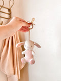 Itzy Ritzy Bitzy Pal Natural Rubber Pacifier & Lovey - Bunny