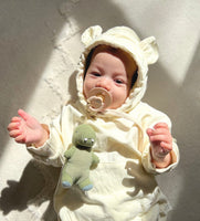 Itzy Ritzy Bitzy Pal Natural Rubber Pacifier & Lovey - Dino