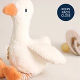 *COMING SOON* Itzy Ritzy Bitzy Pal Natural Rubber Pacifier & Lovey - Goose