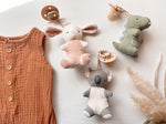 Itzy Ritzy Bitzy Pal Natural Rubber Pacifier & Lovey