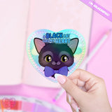 *NEW* LooLooKazoo Cat Lover Holographic Vinyl Stickers