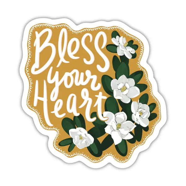 Big Moods 'Bless Your Heart' Vinyl Sticker