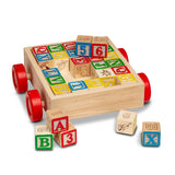 Melissa & Doug Classic ABC Block Cart