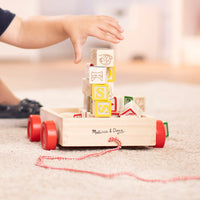 Melissa & Doug Classic ABC Block Cart