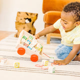Melissa & Doug Classic ABC Block Cart