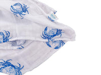 *COMING SOON* Little Hometown Muslin Swaddle Blanket - Blue Crab