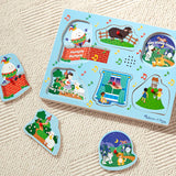 Melissa & Doug Nursery Rhyme Sound Puzzle - Blue