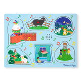 Melissa & Doug Nursery Rhyme Sound Puzzle - Blue