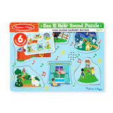 Melissa & Doug Nursery Rhyme Sound Puzzle - Blue