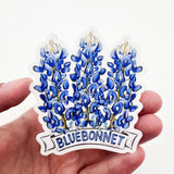 Home Malone Bluebonnet Vinyl Sticker