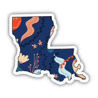 Big Moods Louisiana Colorful Vinyl Stickers