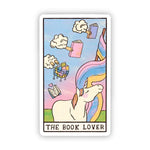 Big Moods 'The Book Lover' Tarot Card Vinyl Sticker