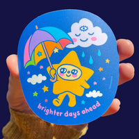 *NEW* Wokeface 'Brighter Days Ahead' Vinyl Sticker
