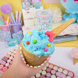 *NEW* Kawaii Slime Company Bubblegum Scented Ice Cream Pint Slime