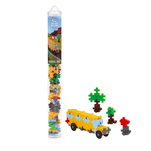 Plus-Plus Mini Maker Tubes - School Bus