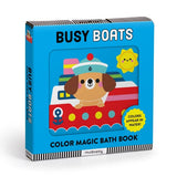 *COMING SOON* Mudpuppy Color Magic Bath Book: Busy Boats
