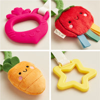 *NEW* Itzy Ritzy Bitsy Busy Ring Teething Activity Toy - Veggie
