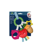 *NEW* Itzy Ritzy Bitsy Busy Ring Teething Activity Toy - Veggie