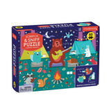 *NEW* Mudpuppy Scratch & Sniff 60 Piece Puzzle: Campfire Friends