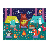 *NEW* Mudpuppy Scratch & Sniff 60 Piece Puzzle: Campfire Friends