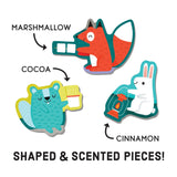 *NEW* Mudpuppy Scratch & Sniff 60 Piece Puzzle: Campfire Friends