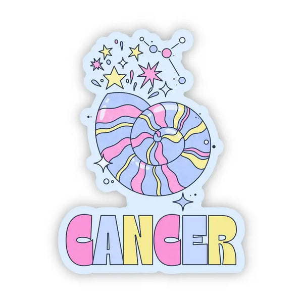 Big Moods Zodiac Vinyl Stickers - Cancer